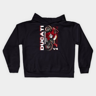 Red Ducati Panigale Kids Hoodie